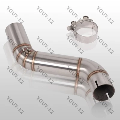 Tubo de escape de enlace medio para motocicleta Triumph Street Triple 765R 765RS 2017-2024 Foto 1 de 4