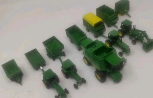 12 Piece John Deere Ertl Farm Scale Vehicles 1/64 Scale Excellent Condition 117S - Picture 1 of 15