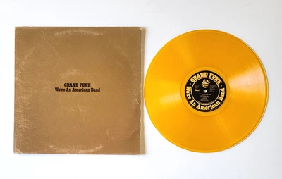 Grand Funk~ We're An American Band, Orange Vinyl SMAS-11207, 1973 NM/VG Cond Foto 1 de 4