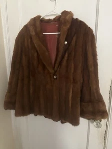 Vintage Canada Mink Fur Jacket M/L - Picture 1 of 10