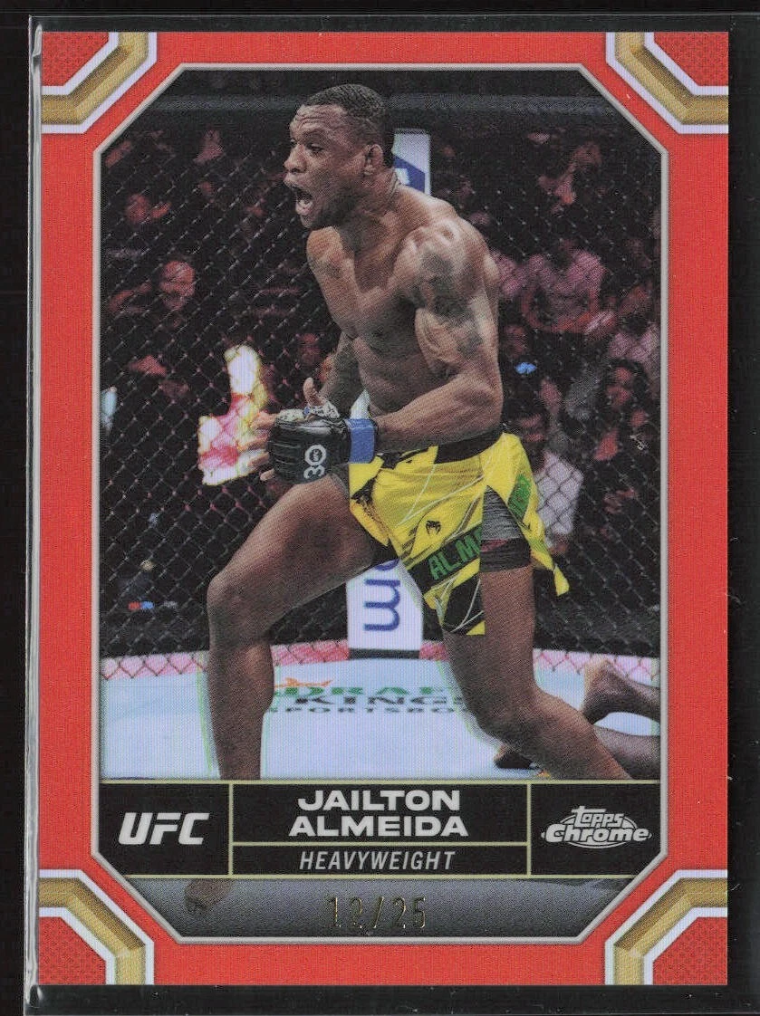2024 TOPPS CHROME ORANGE REFRACTOR JAILTON ALMEIDA /25