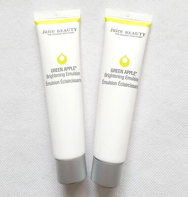 2x Juice Beauty Brightening Emulsion Green Apple 0.5floz Each, Travel Size! C3 - Image 1 of 2