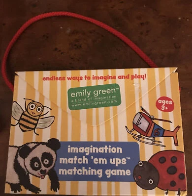 Emily Green Imagination Match Em Ups Matching Game Preschool Fun Memory New - Image 1 of 2