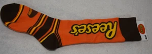 Reese’s Peanut Butter Cups Hasta la rodilla Novedad Calcetines Hombres 5-12 Mujeres 6-11 - Imagen 1 de 6