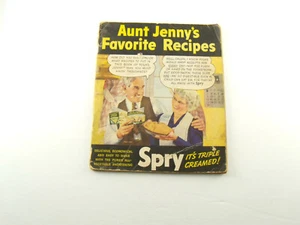 Vintage Aunt Jenny Spry Shortening Favorite Recipes 1940s Lever Brothers - Picture 1 of 7