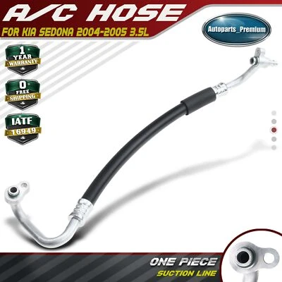 Línea de succión de manguera de refrigerante de aire acondicionado para Kia Sedona 2004-2005 V6 3,5 L 1K52Y61462C Foto 1 de 4