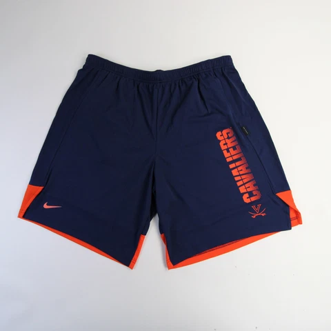 Virginia Cavaliers Nike OnField Athletic Shorts Men's Navy/Orange New Cover