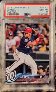 2018 Topps Update US300 Juan Soto Batting PSA1 GMMT Nationals RC Yankees 🌟 💎🍀 - Picture 1 of 2