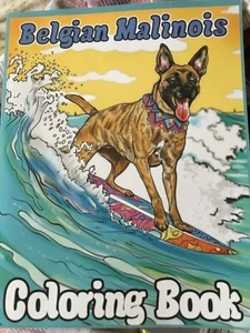 Belgian Malinois colouring book - Picture 1 of 3