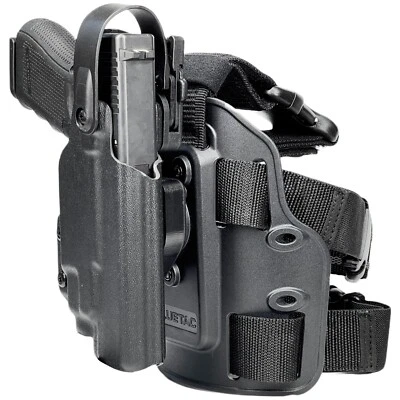 Level II QR Duty Drop Leg Holster fits Glock 17,19,22,31,44,45 w/ TLR7, TLR8 - Image 1 of 4
