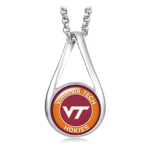 Virginia Tech Hokies Womens Sterling Silver Necklace State University Gift D28 Cover