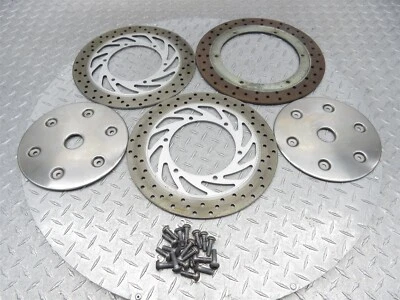 Yamaha XVZ1300 2007 05-09 Royal Star lote de rotor de disco de freno delantero izquierdo derecho Foto 1 de 4