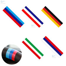 2xNEU Colored Lenkrad Aufkleber Abzeichen Sticker Autoaufkleber Flagge Racing