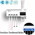 Automatic Wall-Mounted Toothpaste Dispenser&Toothbrush Sterilizer Holder Stand