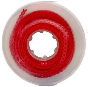 6pcs Dental Orthodontic Elastic Chain Power Chain Continuous Red 4.572M 15Ft - Picture 1 of 1