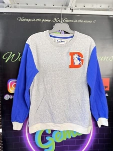 NEW Denver Broncos Mitchell & Ness NFL Football Sweatshirt Sweater NWOT - Picture 1 of 4