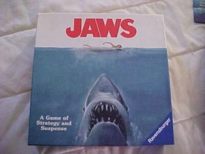 Jaws Universal Movie Tabletop Strategy Board Game Ravensburger 2019 New Box Open - Picture 1 of 3