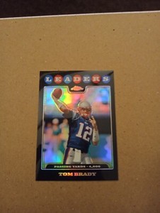 2008 Topps Chrome - Refractor #TC121 Tom Brady