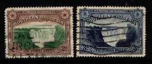 Southern Rhodesia 1932 Victoria Falls SG29-30 VF Used - Bild 1 von 1
