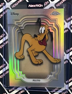 2024 Topps Chrome Disney SILVER Refractor PLUTO 5 - Picture 1 of 2