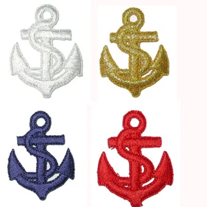 Aplique de hierro sobre parche ancla 1 5/8"" de alto (41 mm) x 1,25"" de ancho (32 mm) paquete de 12 - Imagen 1 de 4