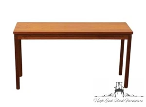 DANISH MODERN Minimalism Teak Wood 46" Accent Sofa Table - Picture 1 of 7