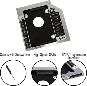 SATA 2. 12,7 mm Festplatte SSD Caddy Adapter für Dell Latitude E5430 E5510 E5530 - Bild 1 von 7
