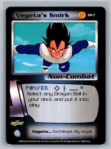 Dragon Ball Z CCG Vegeta's Smirk #BK7 Burger King Promo Card TCG - Picture 1 of 2