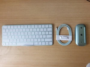 Green Apple Magic Wireless Keyboard TouchID(A2449) + Magic Mouse 2 combo - Picture 1 of 3