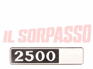 Print Initials 2500 Rear Lancia Range Sedan Plastic - Picture 1 of 2