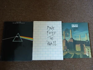 Three Pink Floyd Tablatures/Song Scores *The Wall*Dark Side Of The Moon*Animals* - Picture 1 of 6