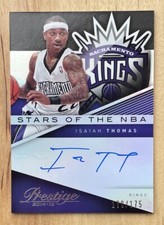 2014 Panini Prestige Stars of the NBA Signatures Premium /175 Isaiah Thomas Auto