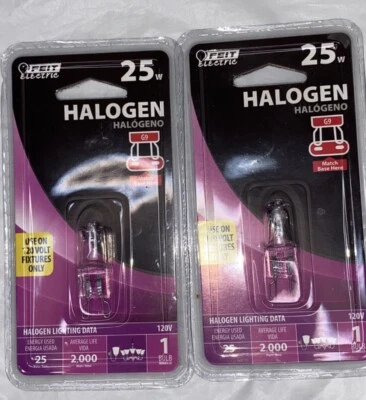 Feit Electric Light Bulb, 25 Watts-120 Volt, G9 Base, 2000 Lumens New - Image 1 of 2