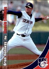2006 Lincoln Saltdogs Grandstand #22 Brian Rodaway Lincoln Nebraska NE Card