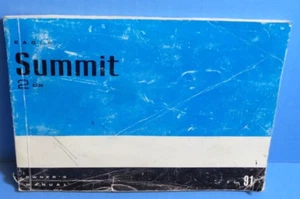 91 1991 Eagle Summit 2 puertas manual de dueños - Imagen 1 de 2