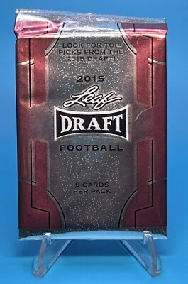 2015 Leaf Draft Football Cards Factory Sealed Pack New Never Opened - Image 1 of 3