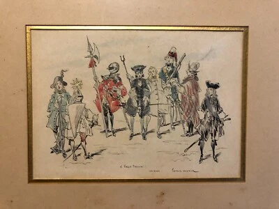 Louis Morin (1855-1938) : dessin ancien, illustration, caricature - Photo 1/4