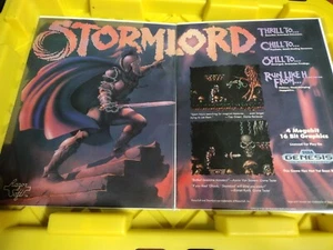 StormLord Storm Lord Sega Genesis Print Ad Original Print Rare - Picture 1 of 1