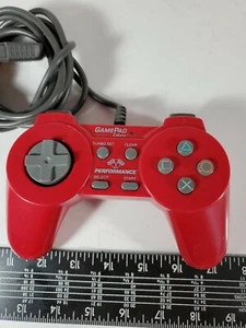 Gamepad Color Red Controller P-107E UNTESTED SOLD AS IS - Picture 1 of 7