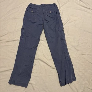 L.L.Bean Favorite Fit Gray Cargo Utility Pants Women Size 4 MT Mid-Rise Straight - Picture 1 of 8