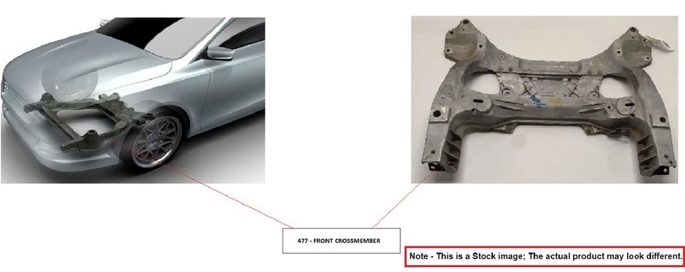 FRONT CROSSMEMBER SUBFRAME 1716200187 2006-2008 MERCEDES-BENZ SLK280 Foto 1 de 4