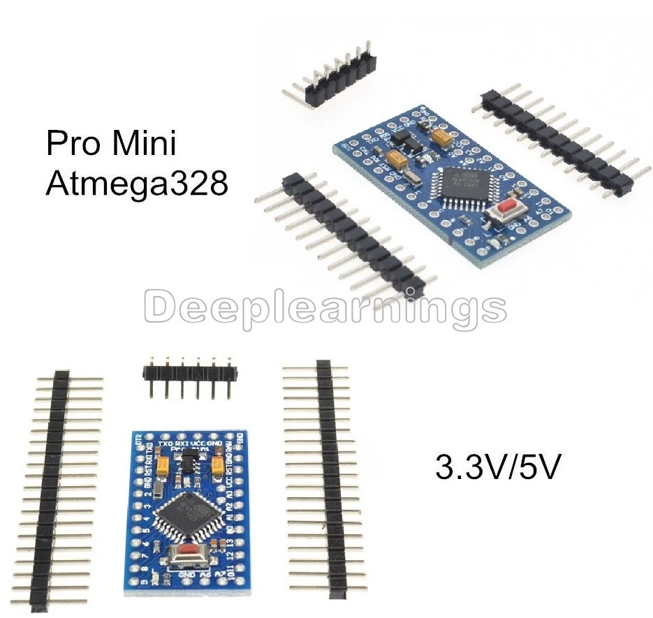 Pro Mini 3.3V 8M 5V 16M atmega328 Replace ATmega128 for Arduino Compatible Nano - Image 1 of 1
