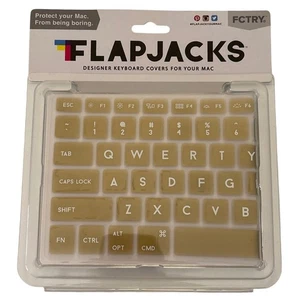 FCTRY Flapjacks Solid Gold Designer Keyboard Cover for MacBook Pro Air - Picture 1 of 5