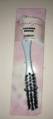 Cepillo de burlas Conair Morgan Simianer pequeño mixto cerdas de jabalí azul claro Foto 1 de 3