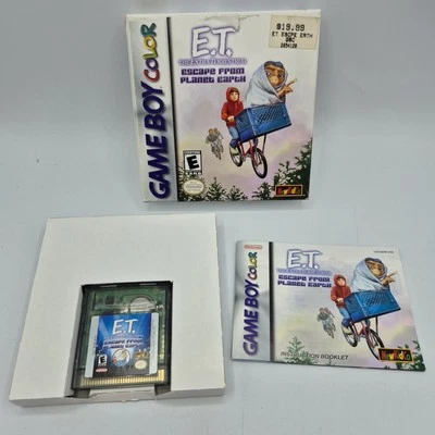 Nintendo Game Boy Color Game ET Extra Terrestrial Escape from Planet Earth - Image 1 of 4