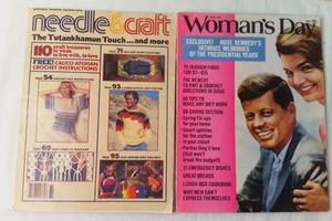 vintage 1970's Woman's Day and Needle & Craft magazines - Imagen 1 de 5