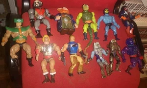 Lotto 11 Personaggi Masters Vintage Mattel MOTU Vintage Originali Rari Anni 80 - Picture 1 of 4