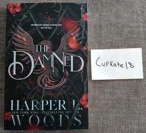 The Damned ARC Harper L Woods 10/25 NEW Paperback Romantasy Coven of Bones 3 - Picture 1 of 6