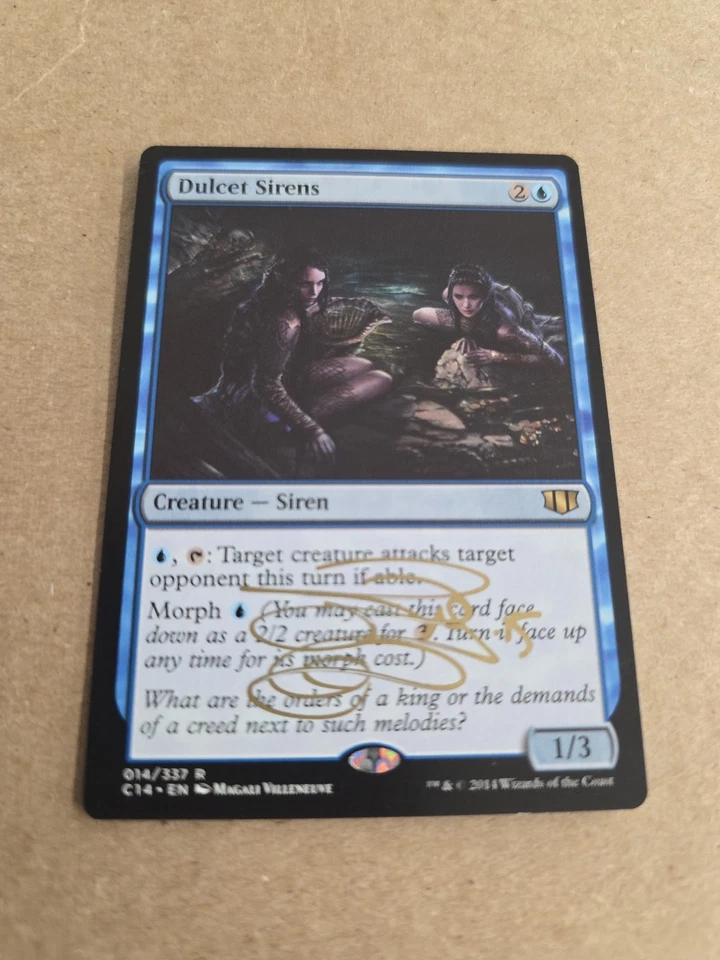 Duclet Sirens Signed By Magali Villeneuve  Magic the Gathering - Image 1 of 1
