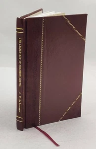 The Lesser Key of Solomon Goetia The Book of Evil Spirits 1916 [Leather Crafted] - Picture 1 of 9